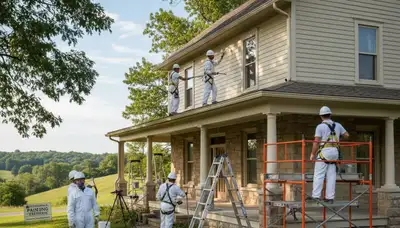 Painting crew providing professional interior and exterior painting services in Overland Park, KS