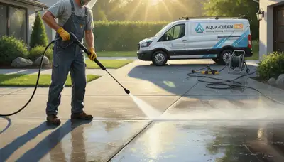 Overland Park, KS concrete pressure cleaning for driveways and patios by Paint Pros