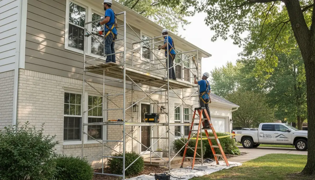 Painting contractor in Overland Park, KS providing professional interior and exterior house painting services