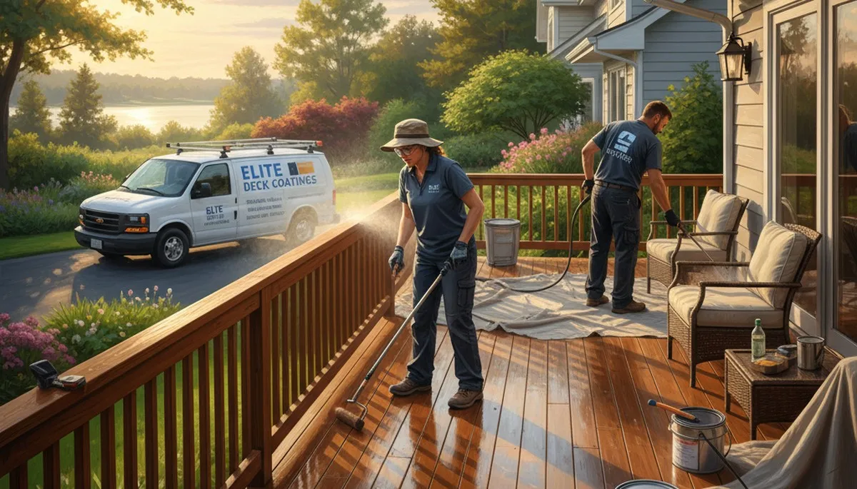 Overland Park, KS deck painting service for weather-resistant deck protection and curb appeal