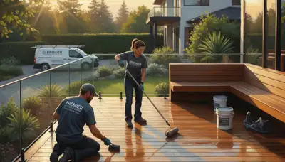 Professional deck sealing in Overland Park, KS to protect wood from weather and sun damage