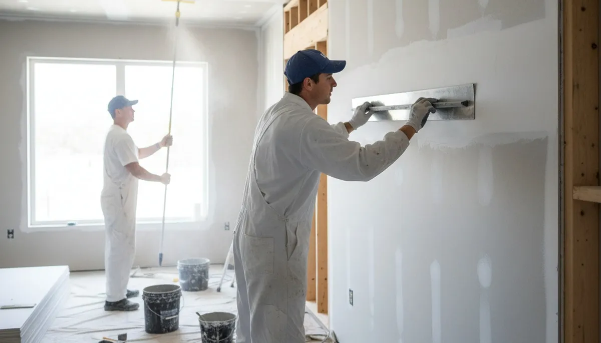 Drywall repair by Overland Park Paint Pros in Overland Park, KS for cracks, holes, and water stains