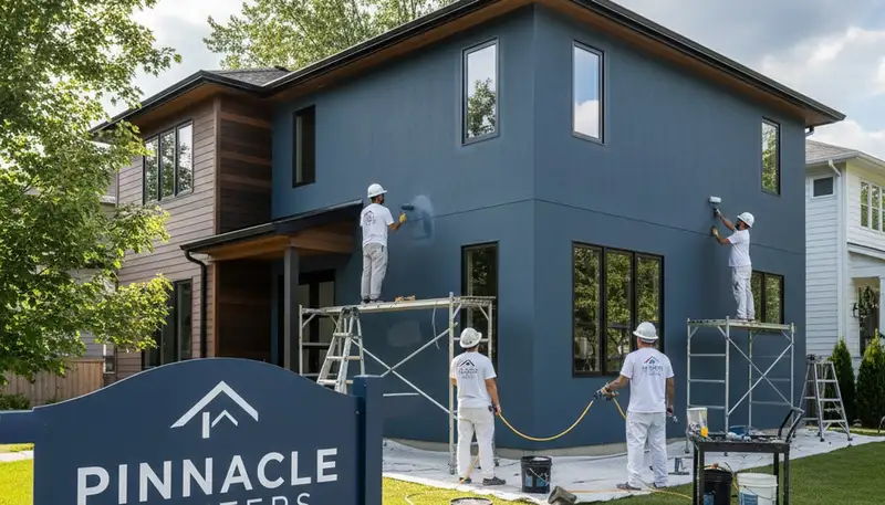 Exterior house painting in Overland Park, KS, for durable Midwest weather protection
