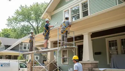 Painting contractor in Overland Park, KS providing professional interior and exterior painting services