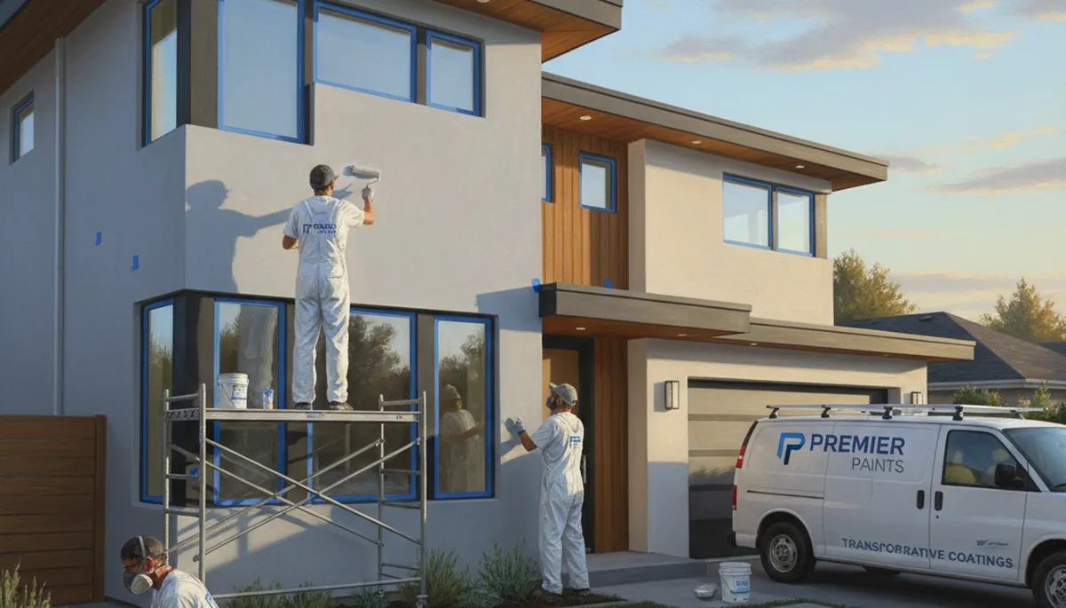 Professional house painter serving Overland Park, KS with exterior painting for home protection