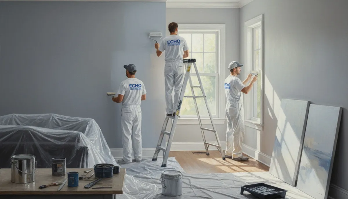 Interior house painting in Overland Park, KS for durable, professional room finishes