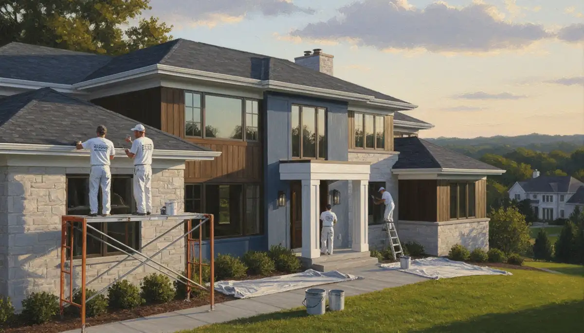 Overland Park, KS painting contractor providing professional interior and exterior painting services