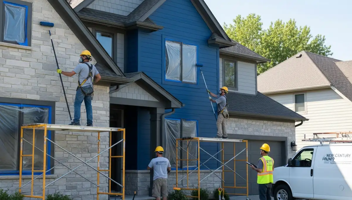 Painting company serving Overland Park, KS with professional interior and exterior painting services