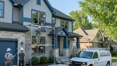 Professional painter providing painting services in Overland Park, KS