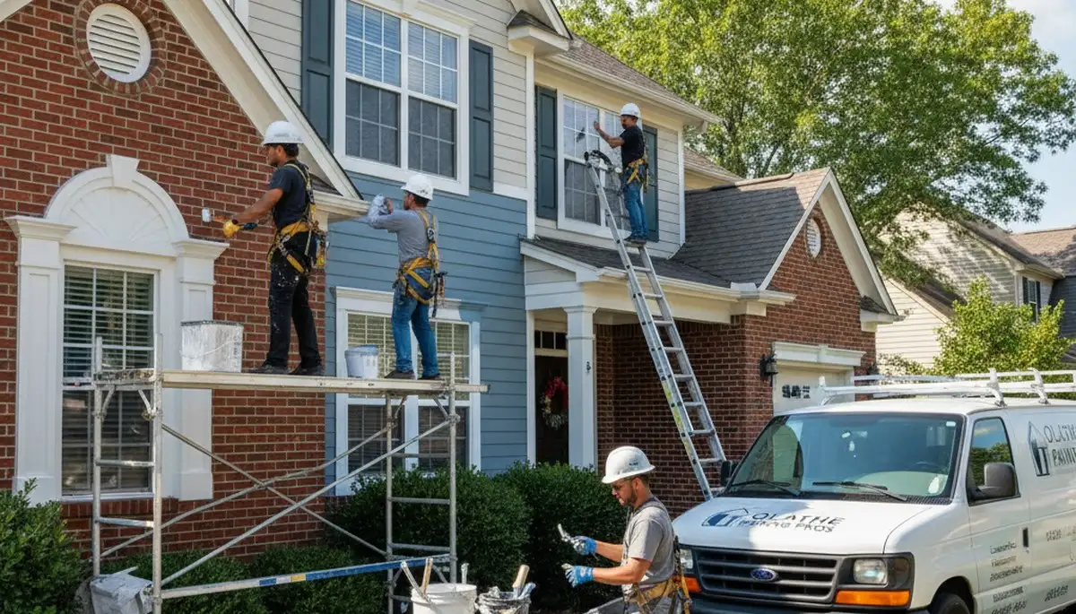 Painter team serving Overland Park, KS for interior and exterior painting services