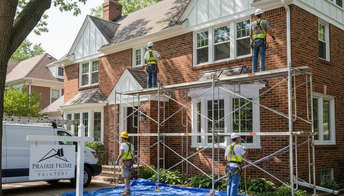 Painting company serving Overland Park, KS for interior and exterior home painting services