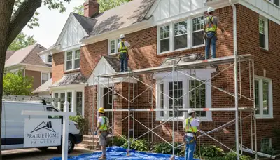 Painting company serving Overland Park, KS for interior and exterior home painting services