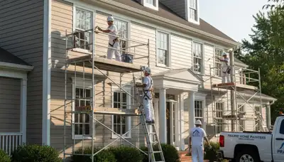 Painting contractor in Overland Park, KS providing professional residential and commercial painting services