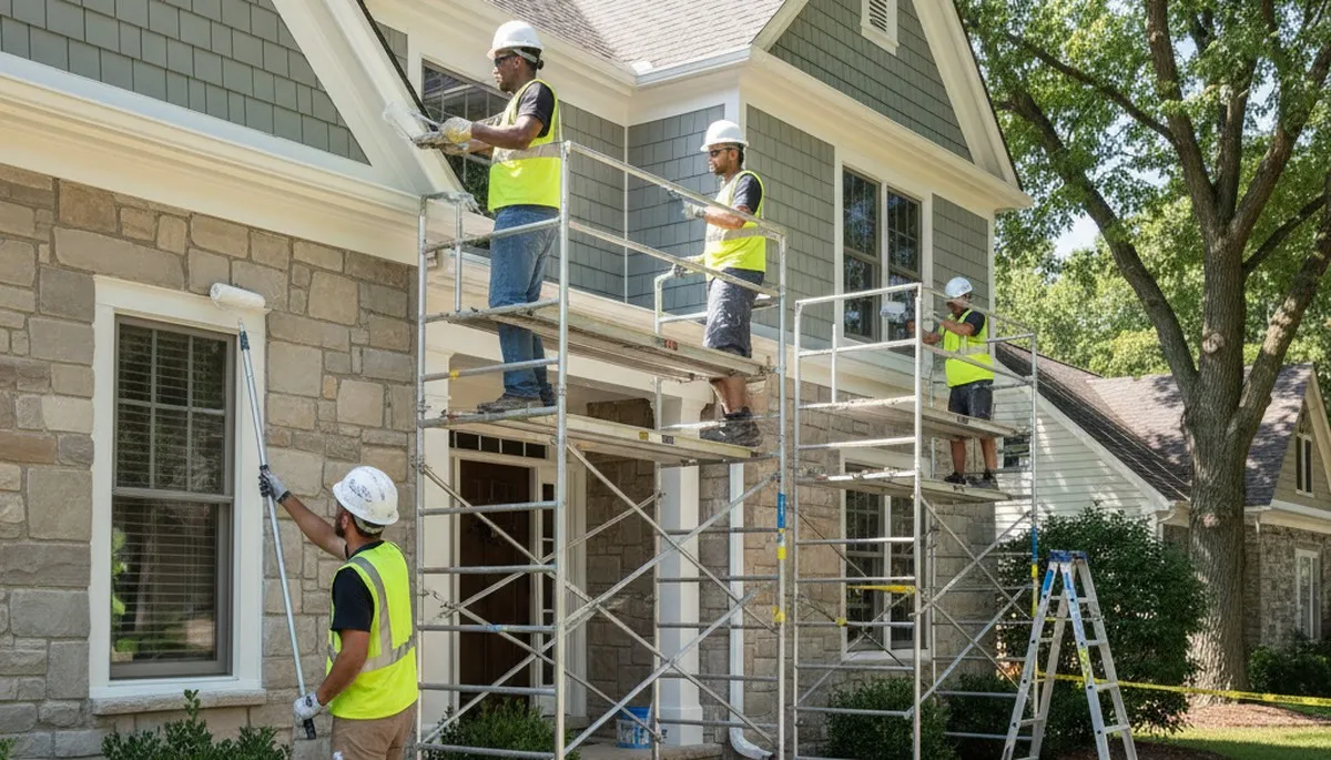 Painting company serving Overland Park, KS for interior and exterior home painting services