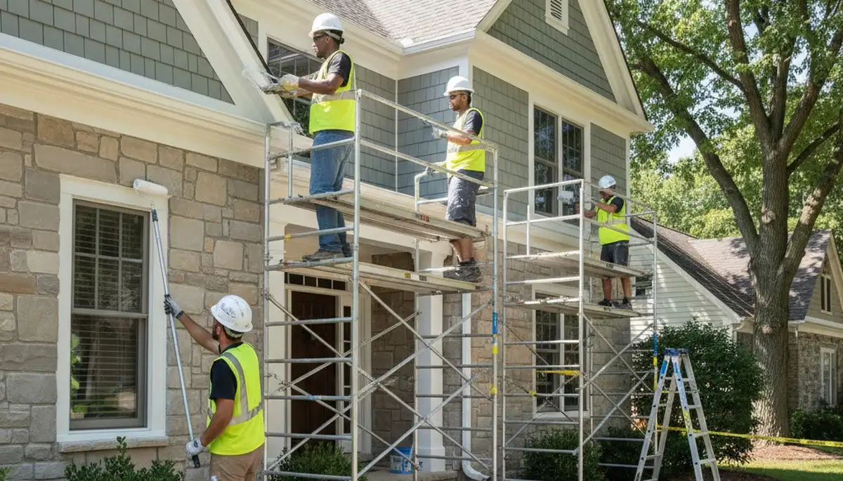 Painting company serving Overland Park, KS for interior and exterior home painting services