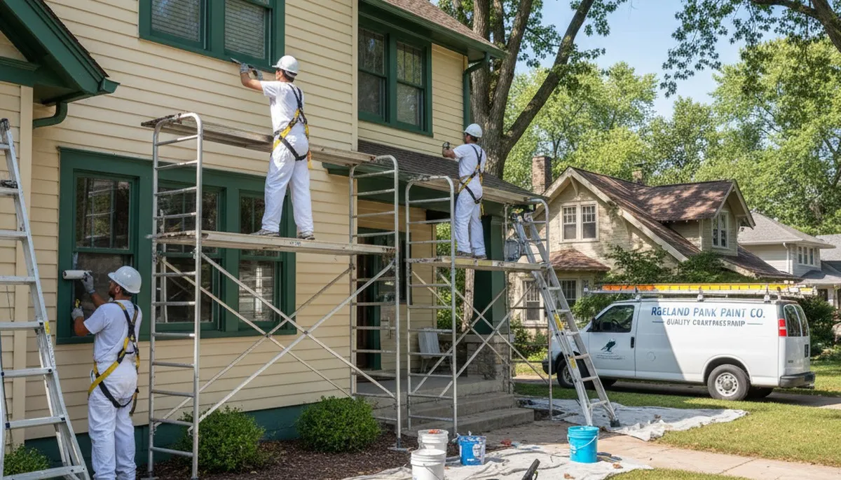 Painting contractor in Overland Park, KS providing professional interior and exterior painting services