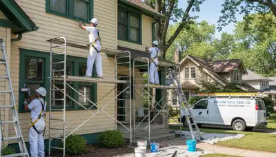Painting contractor in Overland Park, KS providing professional interior and exterior painting services
