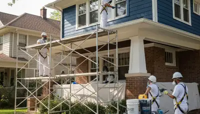 Painting contractor in Overland Park, KS providing professional interior and exterior home painting services