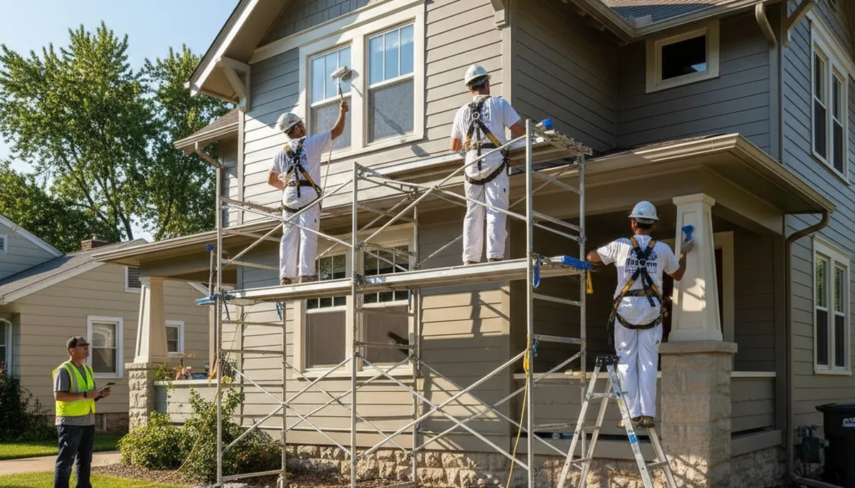 Painting contractor in Overland Park, KS providing professional interior and exterior services