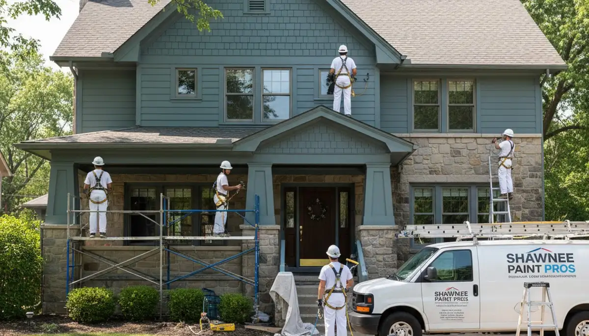 Painting contractor serving Overland Park, KS for interior and exterior home painting projects