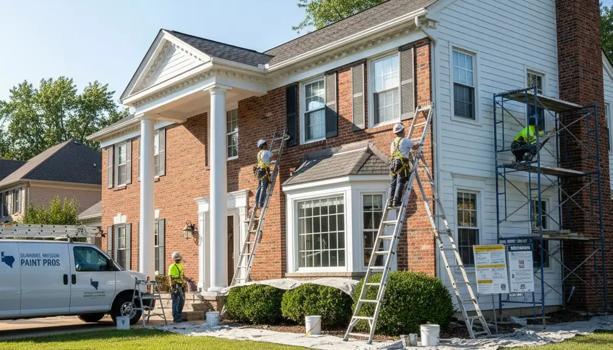 Painting contractor in Overland Park, KS providing professional interior and exterior house painting services