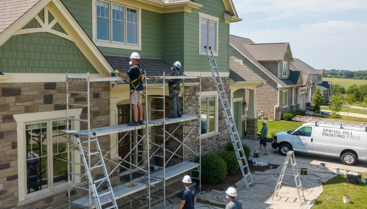 Painter in Overland Park, KS providing professional interior and exterior painting services