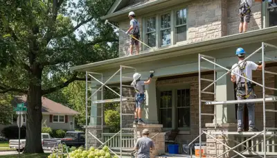 Professional painter serving Overland Park, KS for residential and commercial painting projects