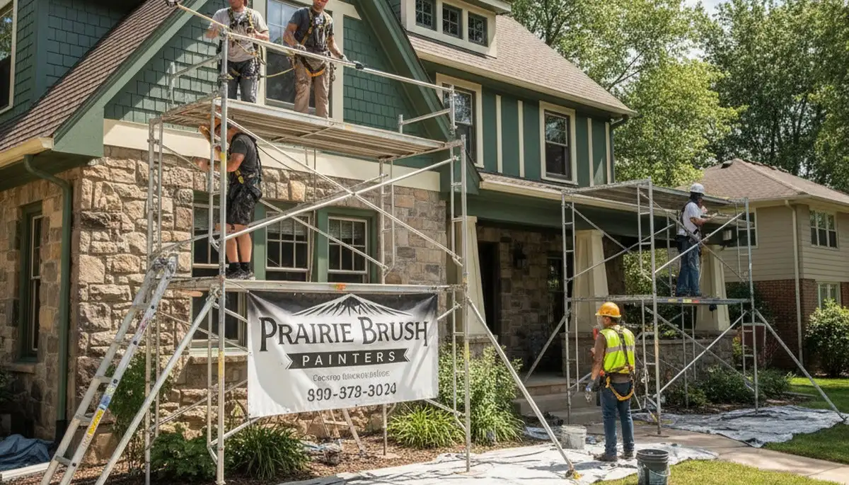 Painting contractor serving Overland Park, KS for residential and commercial exterior projects